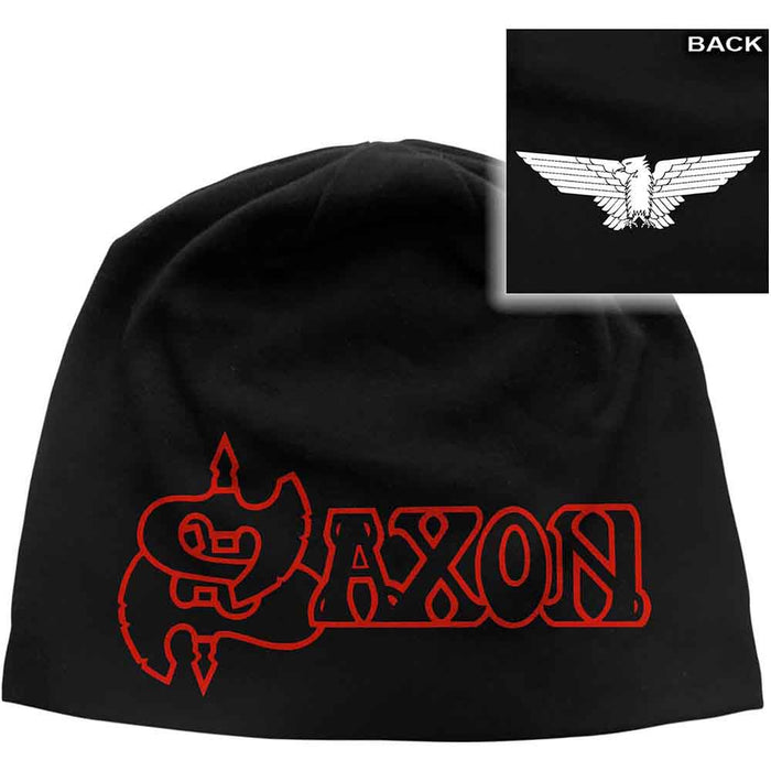 Saxon Black Beanie Hat