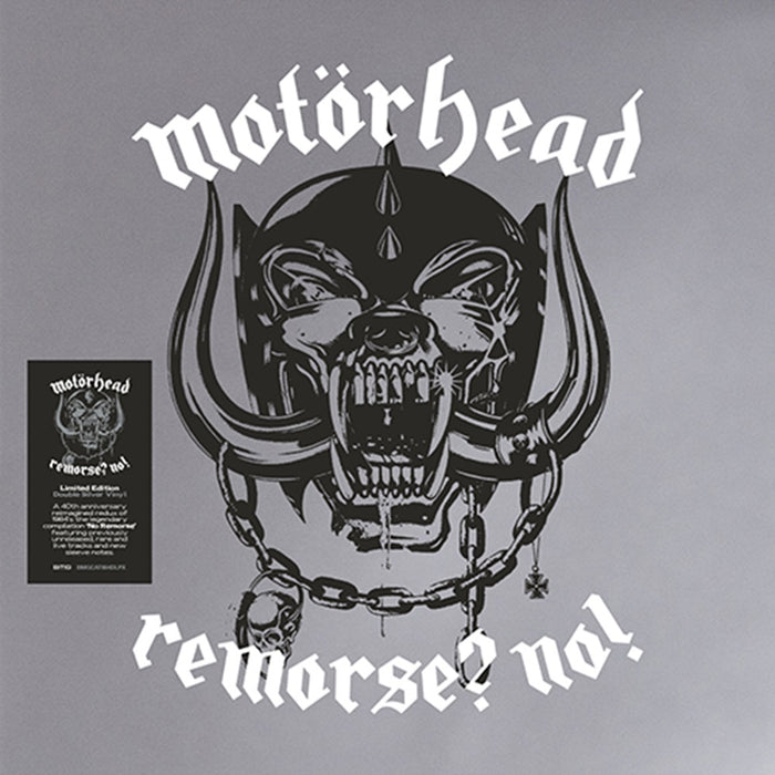 Motorhead Remorse? No! Vinyl LP Silver Colour RSD 2024