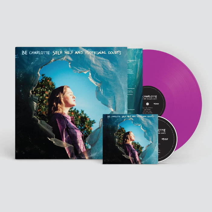 Be Charlotte Self Help And Fictional Doubts Vinyl LP Transparent Violet Colour + CD Bundle 2024