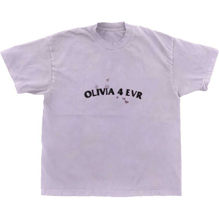 Olivia Rodrigo Olivia 4 Evr Brutal Purple Large Unisex T-Shirt