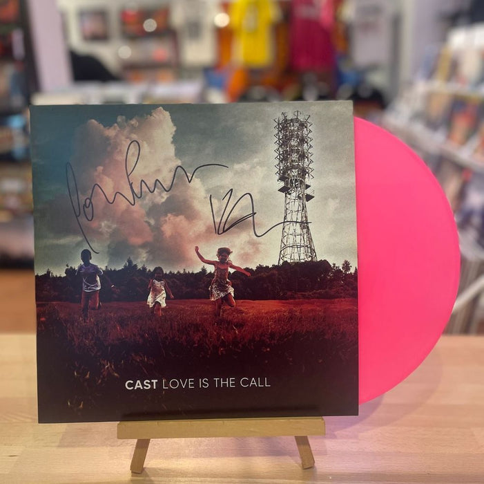 Cast Love Is The Call Vinyl LP Signed Pink Colour 2024
