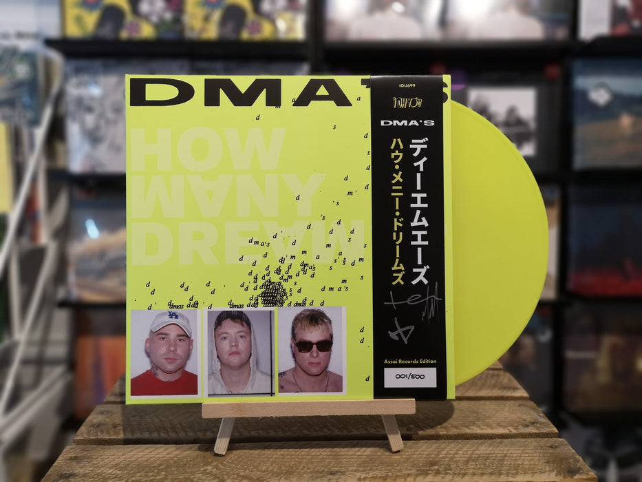DMA'S How Many Dreams Vinyl LP Neon Yellow Signed Assai Obi Edition 2023