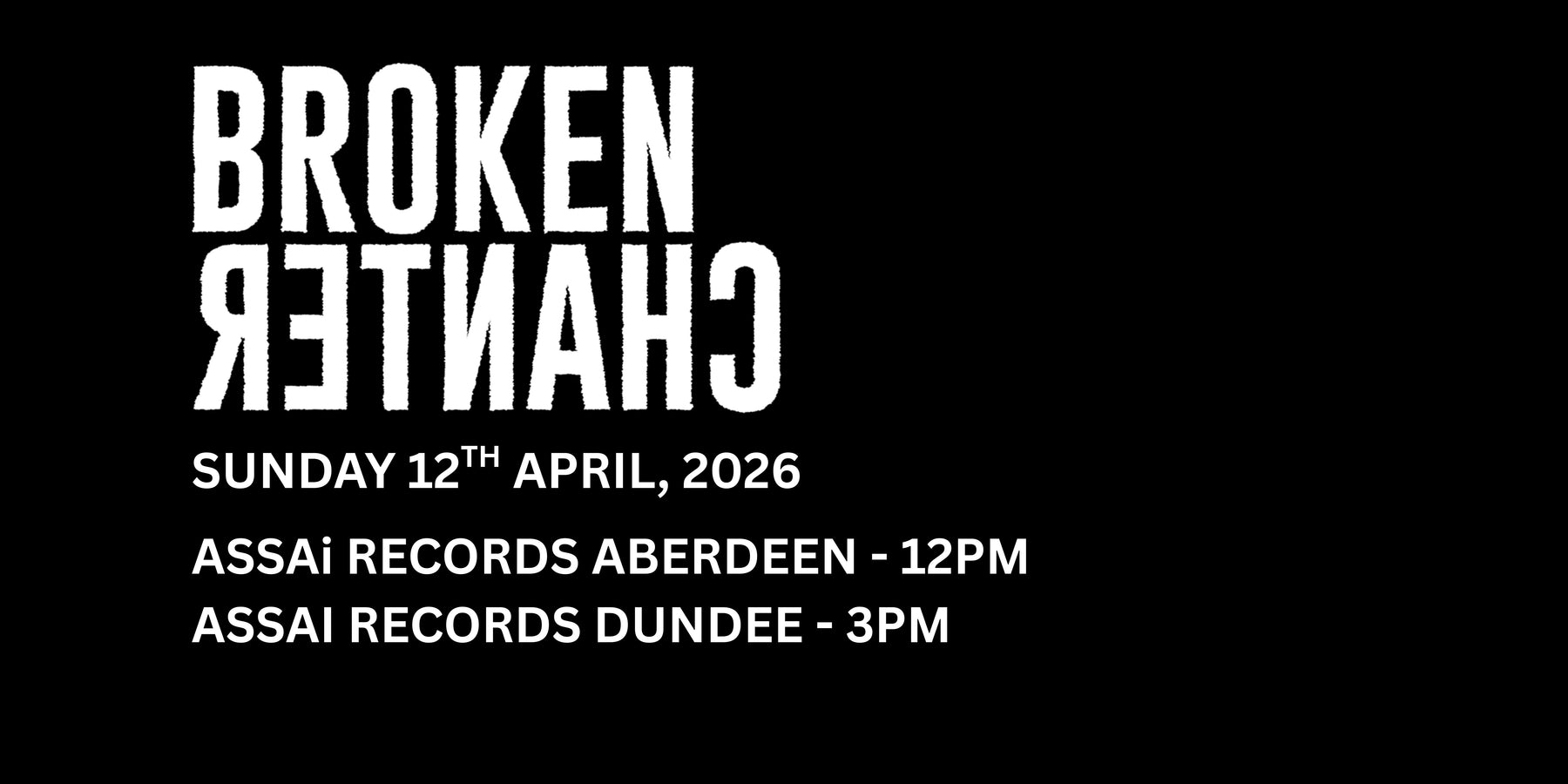 Broken Chanter Assai Aberdeen and Dundee