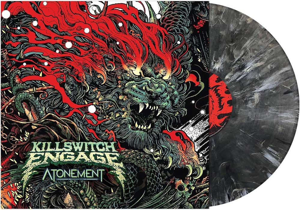 Killswitch Engage Atonement Vinyl LP Grey & Black Marble Colour 2024