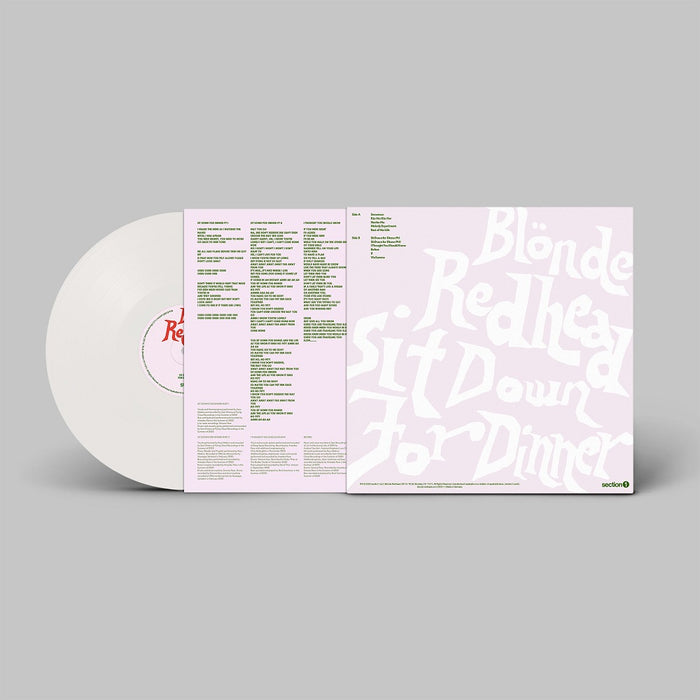 Blonde Redhead Sit Down for Dinner Vinyl LP Yoghurt White Colour 2023