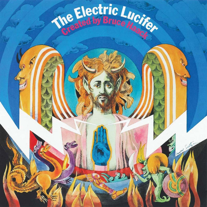 Bruce Haack The Electric Lucifer Vinyl LP 'Heaven Blue & Hell Red' Colour 2024