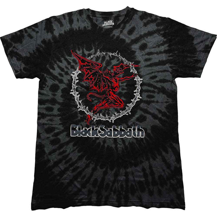 Black Sabbath Red Henry Wash Black Medium T-Shirt