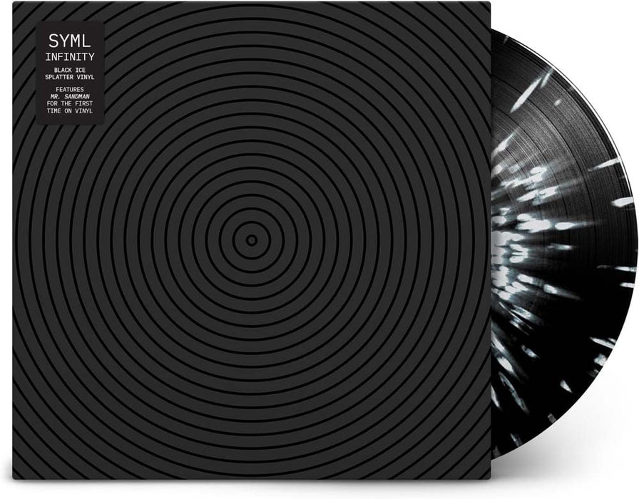 Syml Infinity Vinyl LP Black Ice w/White Splatter Colour 2024