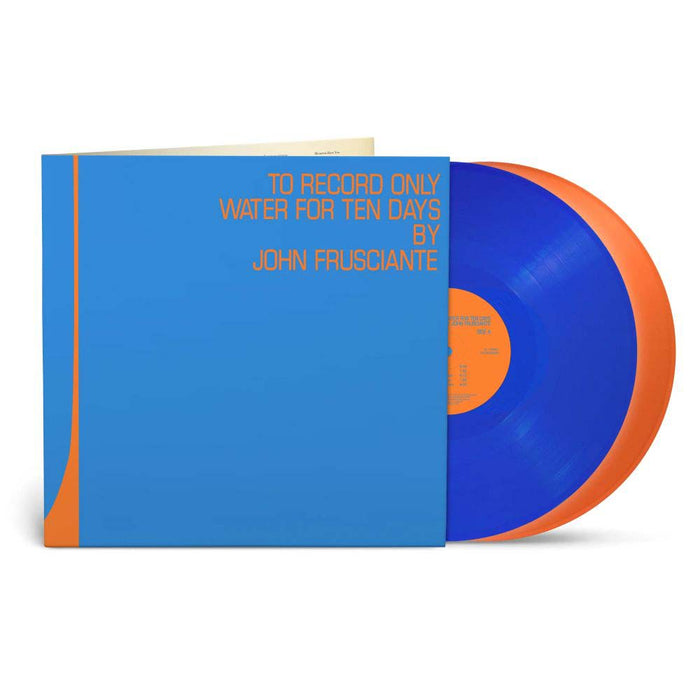John Frusciante To Only Record Water For Ten Days Vinyl LP Blue & Orange Colour RSD 2026