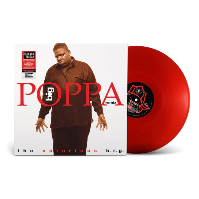The Notorious Big Big Poppa (Remix) 12" Vinyl EP Recycled Red Colour Black Friday 2025