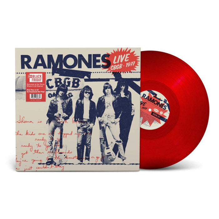 Ramones Liveat CBGB's  Vinyl LP Red Colour Black Friday 2025