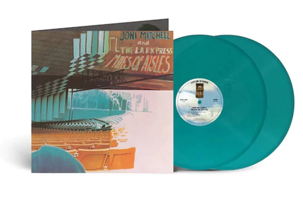 Joni Mitchell Miles Of Aisles Vinyl LP Indies Sea Blue Colour 2023