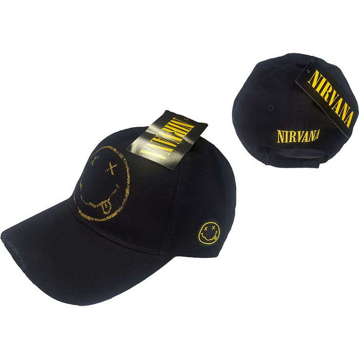 Nirvana Black Baseball Cap Hat