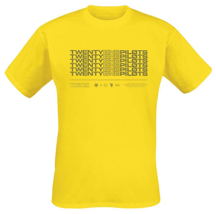 Twenty One Pilots Stacker Yellow Large Unisex T-Shirt