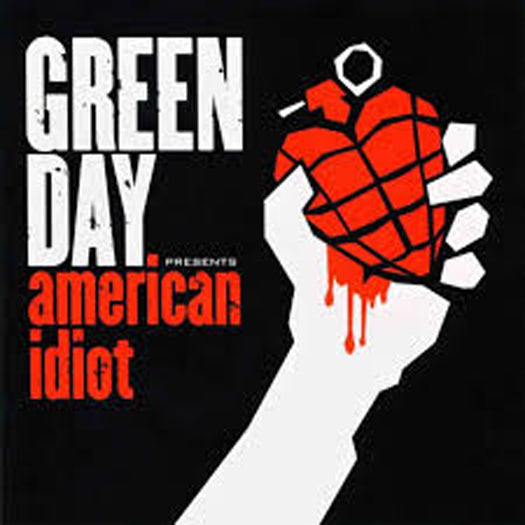 Green Day American Idiot Vinyl LP Red/Black/White Swirl Colour Reissue 2015