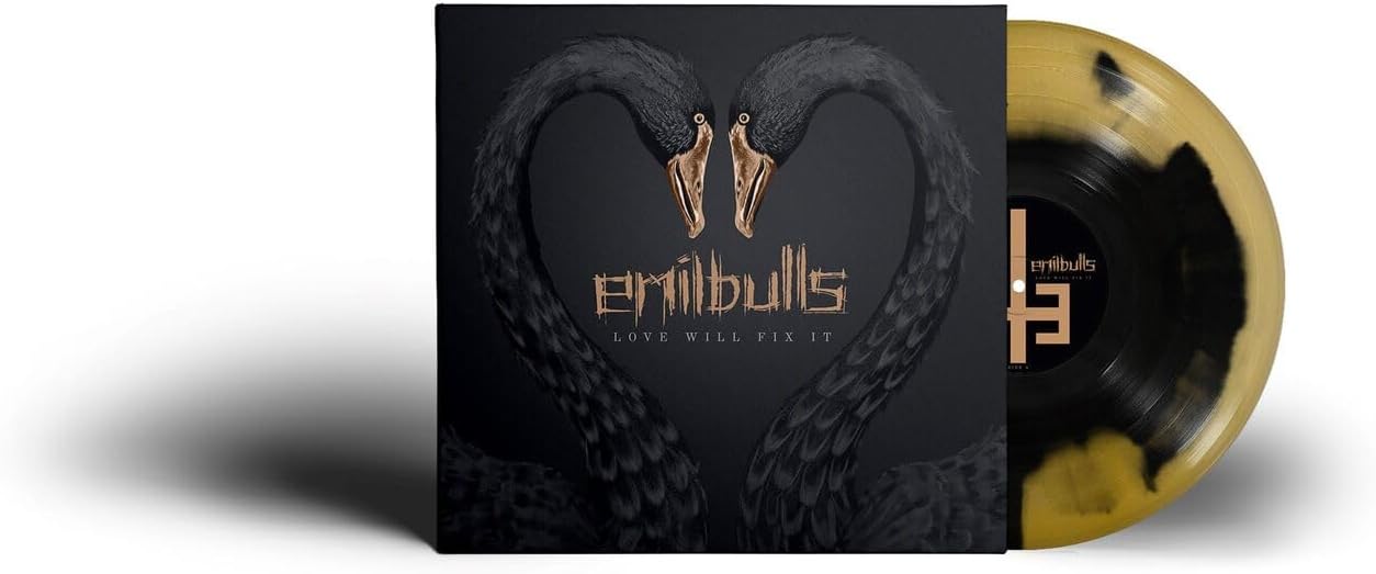 Emil Bulls Love Will Fix It Vinyl LP Gold & Black Inkspot Colour 2024