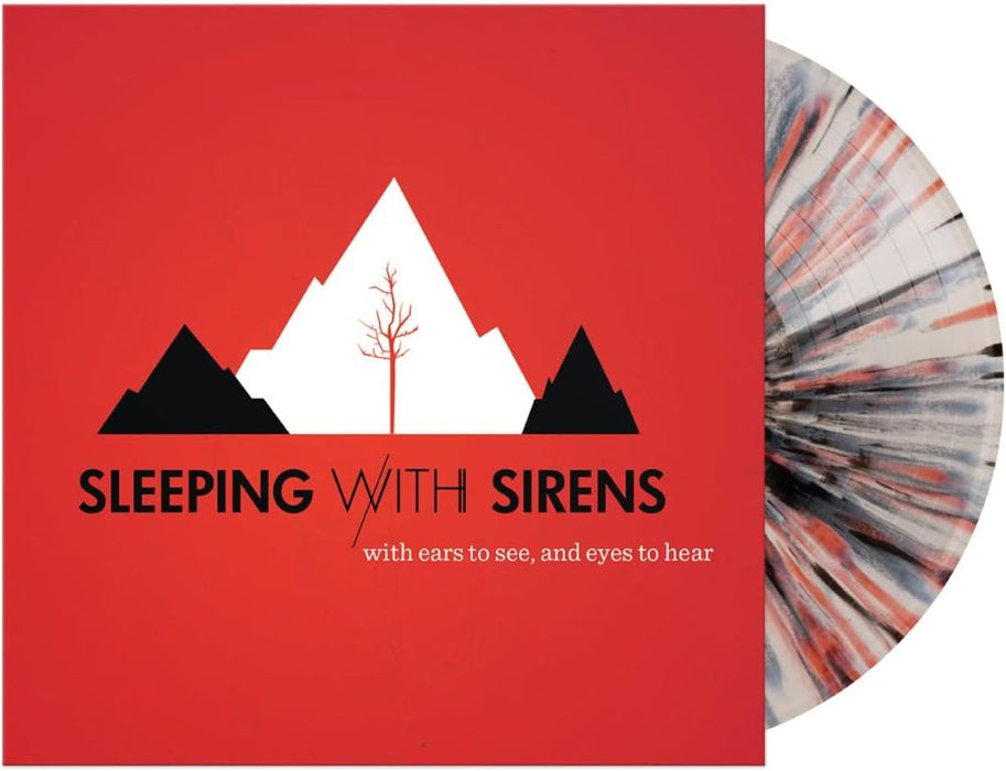 Sleeping With Sirens With Ears To See and Eyes To Hear Vinyl LP Bone with Red & Black Splatter Colour 2025