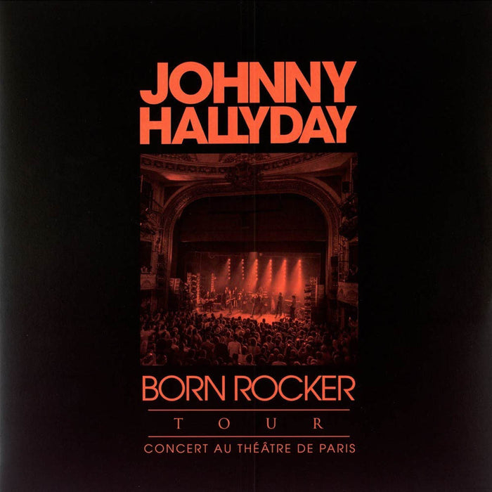 Johnny Hallyday Born Rocker Tour Live Vinyl LP Red Colour 2019