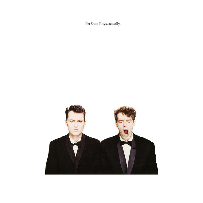 Pet Shop Boys Actually Vinyl LP Reissue 2018
