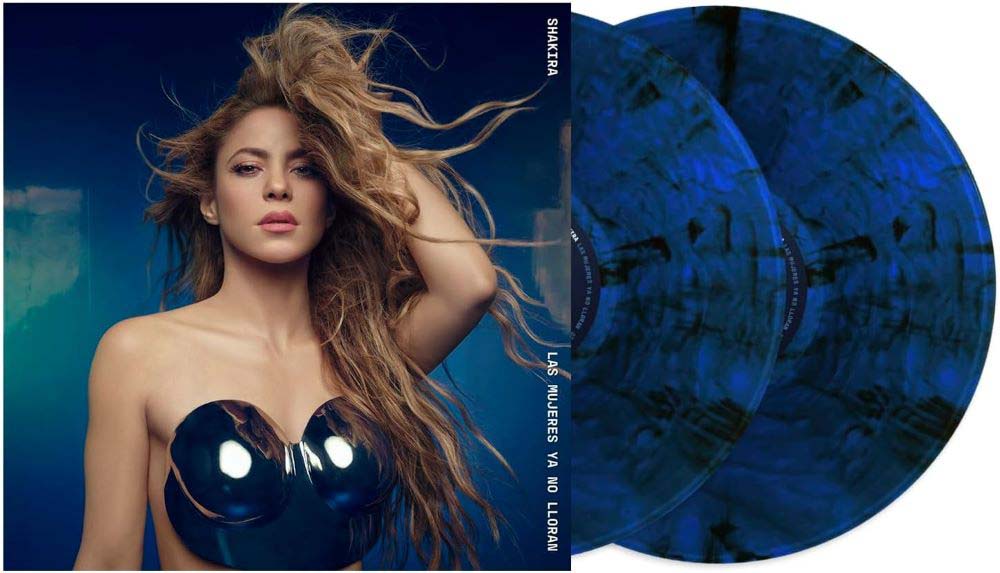 Shakira Las Mujeres Ya No Lloran Vinyl LP Saphire Colour 2024