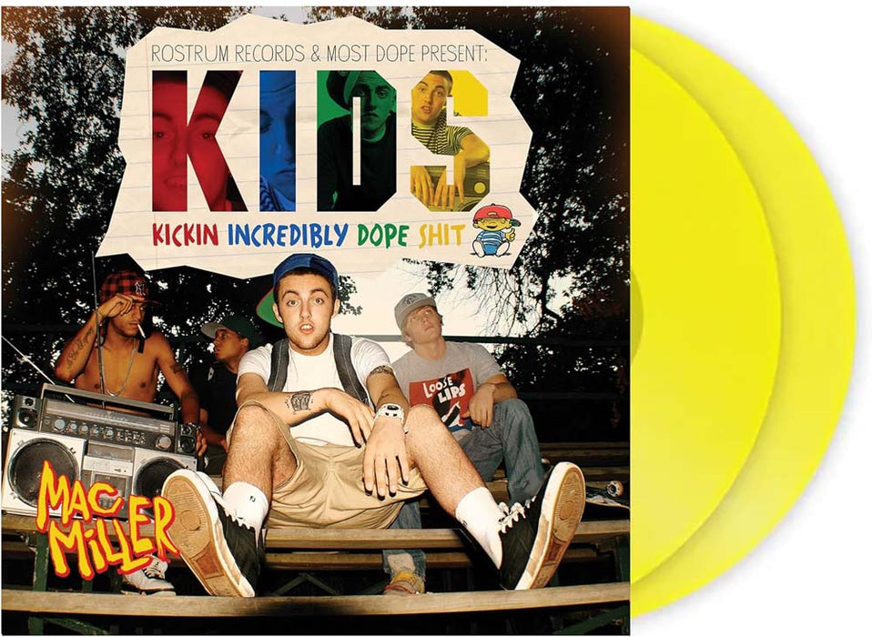 Mac Miller K.I.D.S. Vinyl LP Translucent Yellow Colour 2024