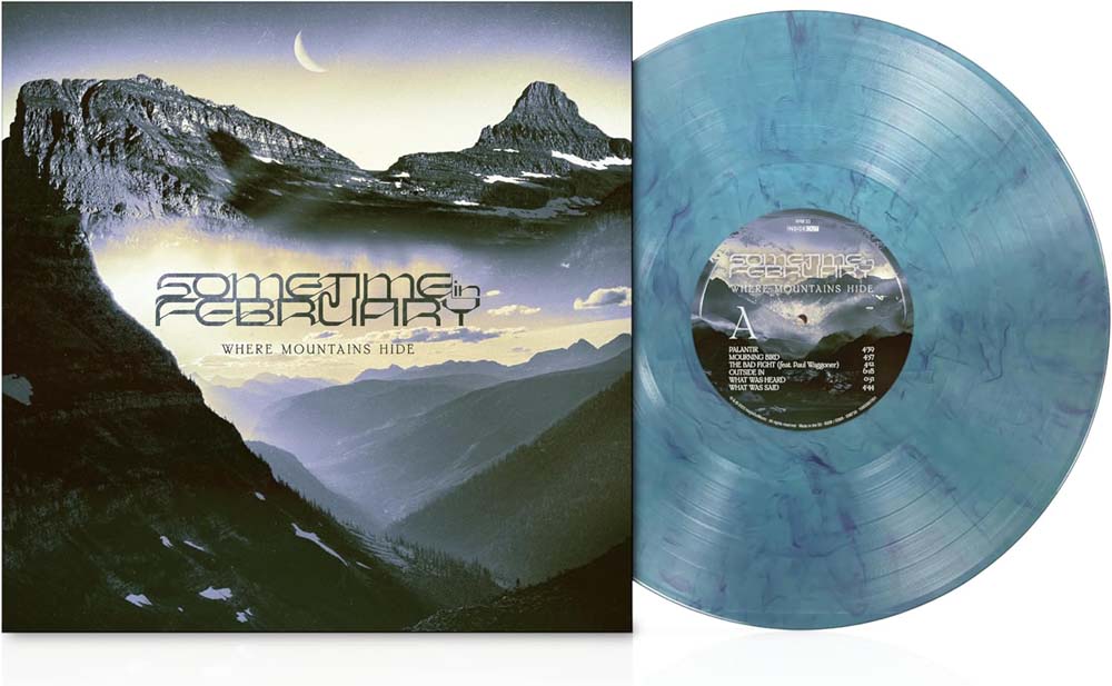 Sometime In February Where Mountains Hide Vinyl LP Light Blue-Lilac Marble 2025