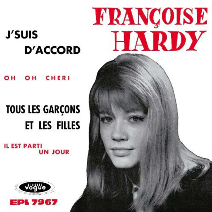 Francoise Hardy J'suis d'accord / Tous les garçons et les filles de mon âge 7" Vinyl Single RSD 2026