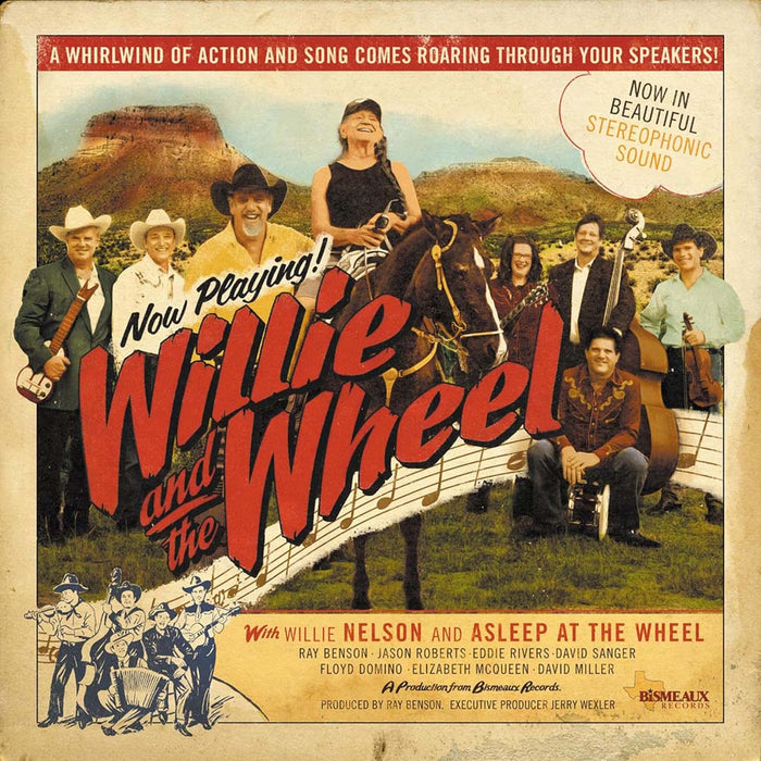 Willie Nelson Willie And The Wheel  Vinyl LP Custard Colour Due 22/11/24