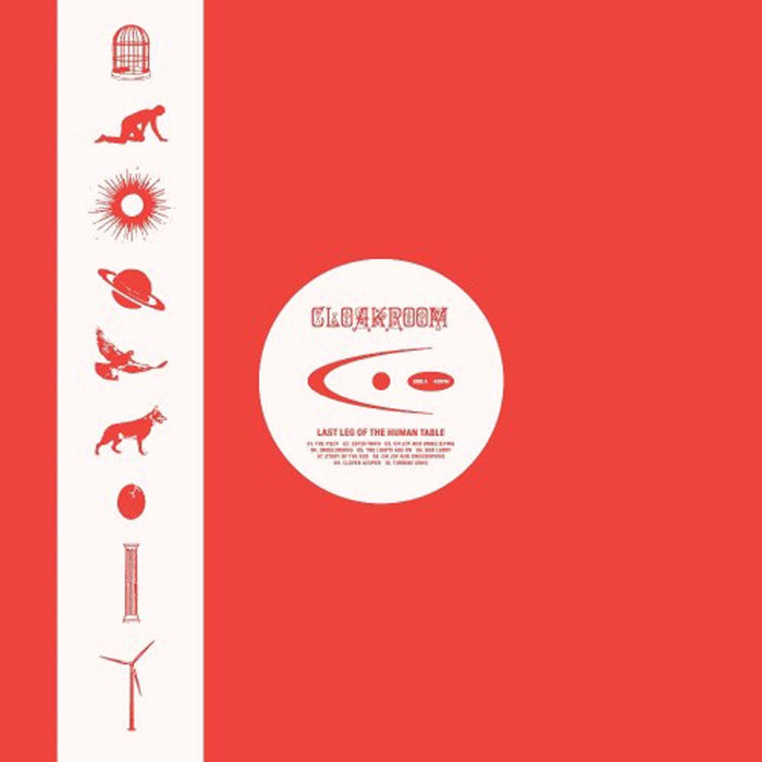 Cloakroom Last Leg Of The Human Table Vinyl LP Clear w/Red Blob 2025