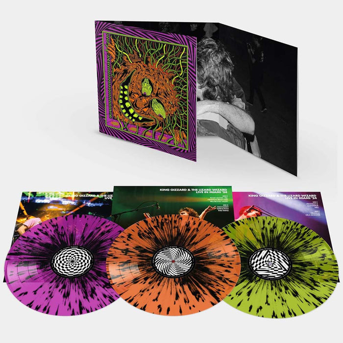 King Gizzard & The Lizard Wizard King Gizzard - Live In Miami '24 Vinyl LP Splatter Colour 2025