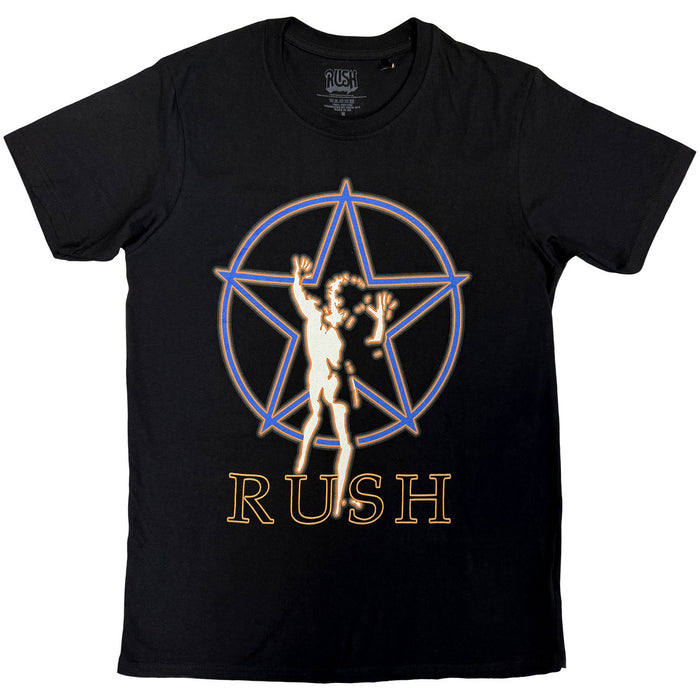 Rush Starman Glow Black Large T-Shirt