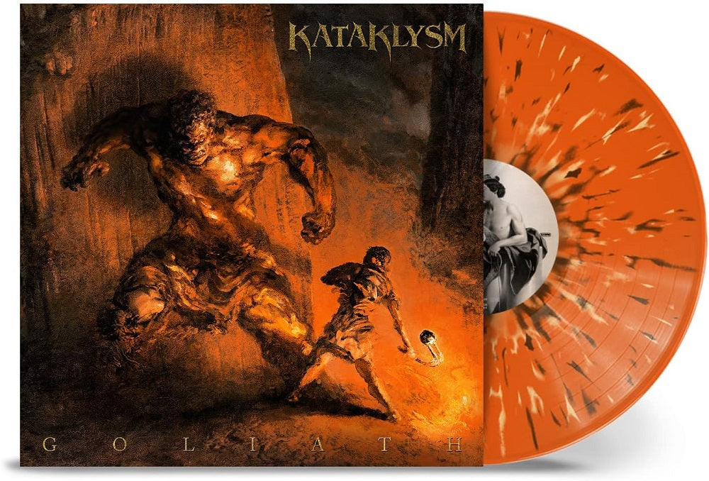 Kataklysm Goliath Vinyl LP Orange with Black and White Splatter Colour 2023