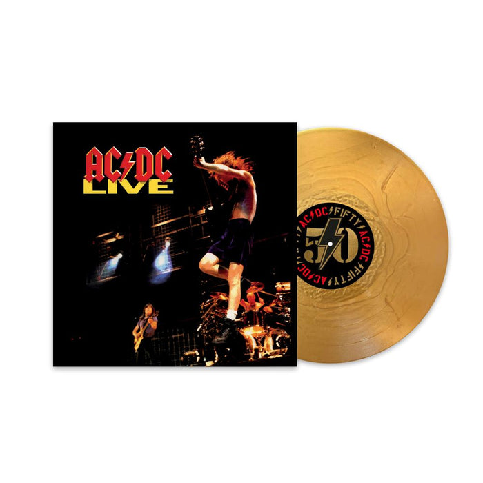 AC/DC Live Vinyl LP Gold Colour 50th Anniversary 2024