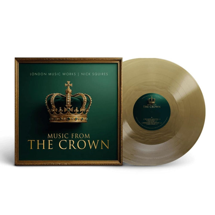 Music from The Crown London Music Works & Nick Squires Vinyl LP Gold Marble Colour 2025