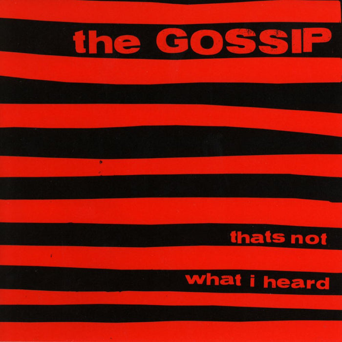 Gossip That's Not What I Heard Vinyl LP Red Apple Colour Due Out 14/06/24