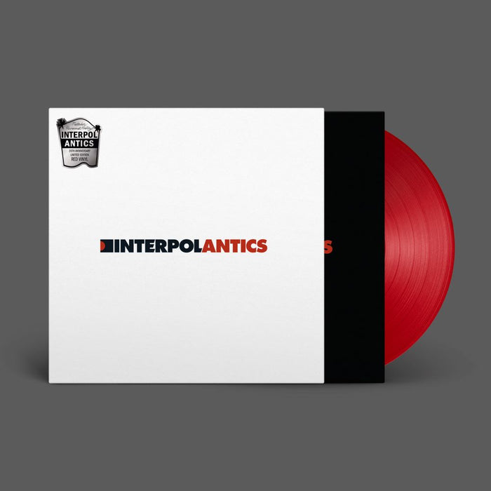 Interpol Antics 20th Anniversary Vinyl LP Red Colour Due Out 18/10/24