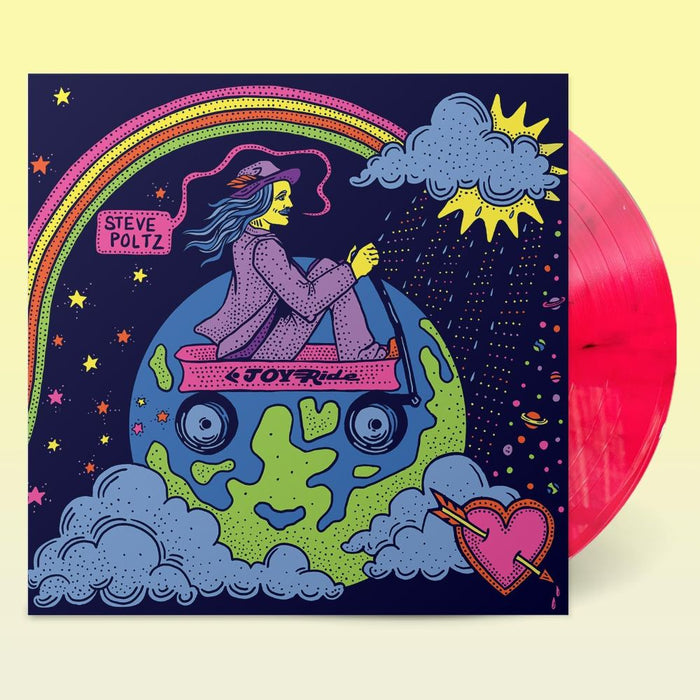 Steve Poltz JoyRide Vinyl LP Neon Pink Swirl Colour 2026