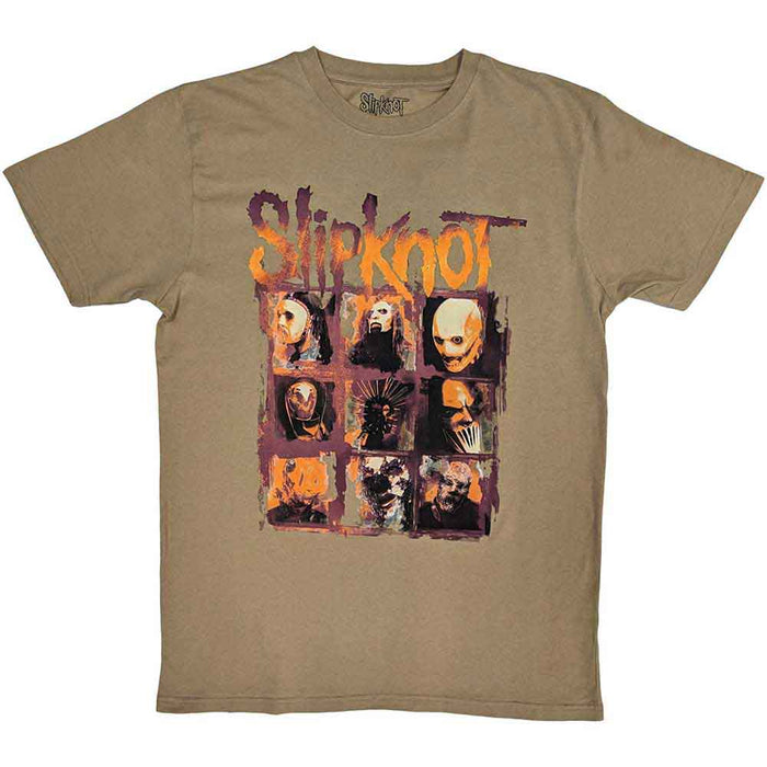 Slipknot TESF Grid Photos Tan XX-Large Unisex T-Shirt