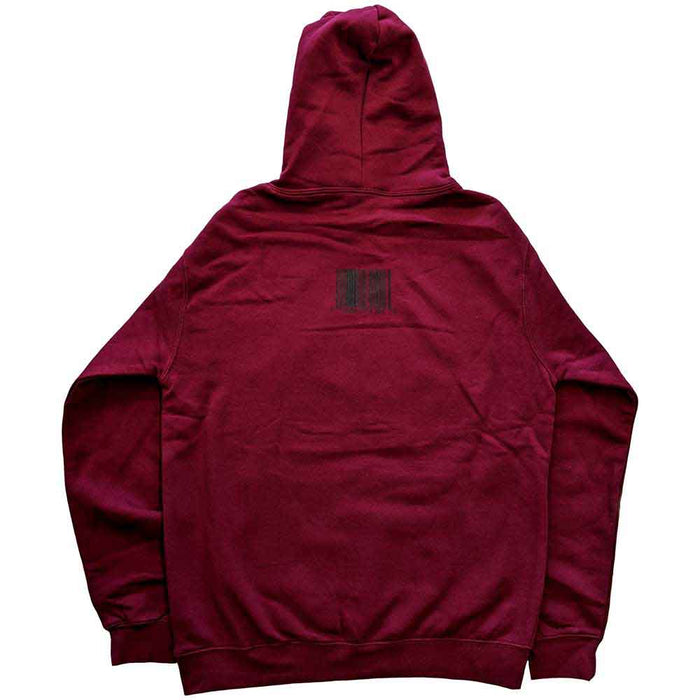 Slipknot Barcode Photo Maroon Small Hoodie