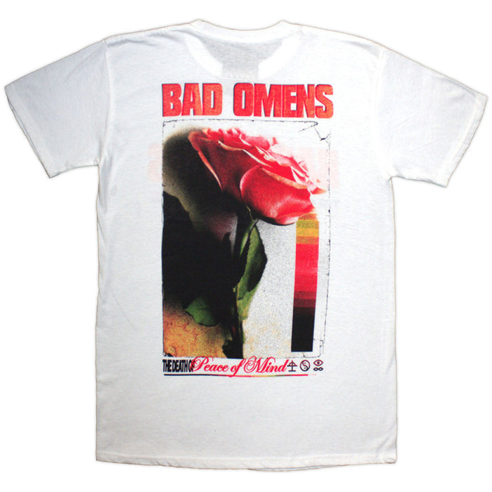 Bad Omens Flower White Small T-Shirt