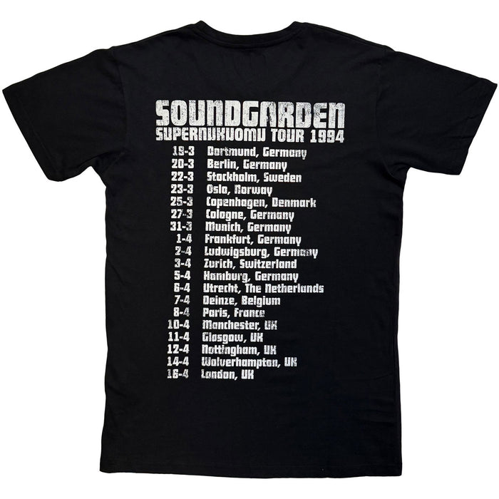 Soundgarden Superunknown Tour 94' Black XX-Large T-Shirt