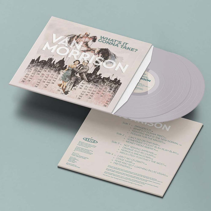 Van Morrison What's It Gonna Take Vinyl LP Dove Grey Colour 2022