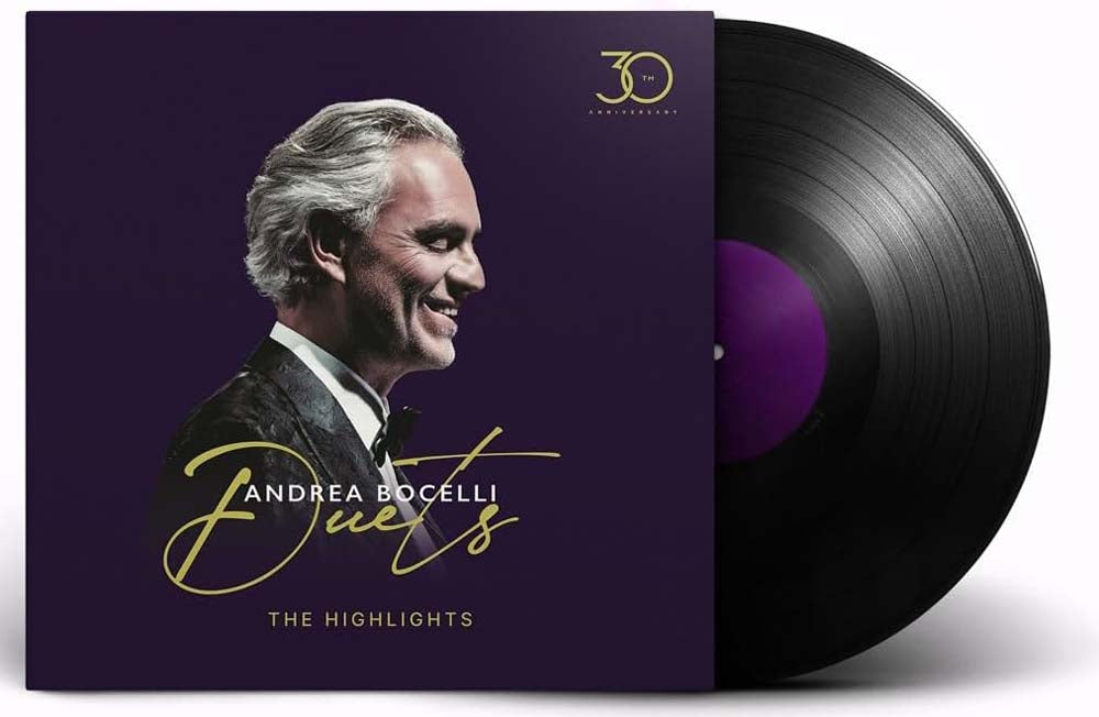 Andrea Bocelli Duets Vinyl LP 30th Anniversary 2024