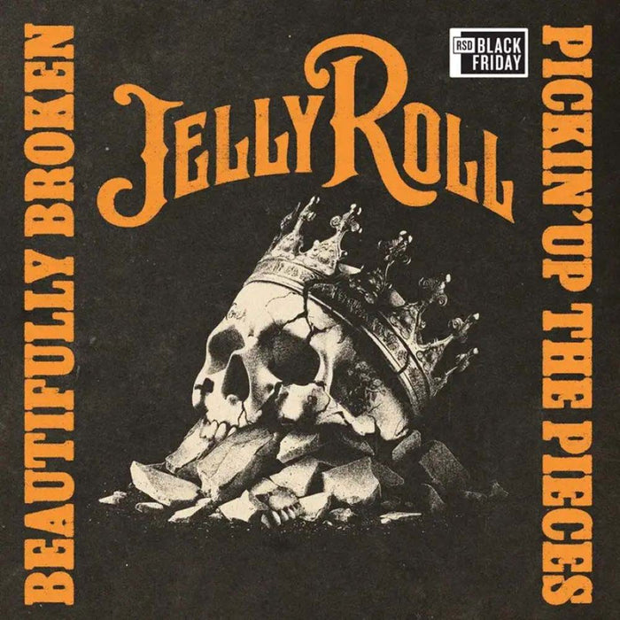Jelly Roll Pickin' Up The Pieces Colour Vinyl LP Tequila Sunrise Colour Black Friday 2025