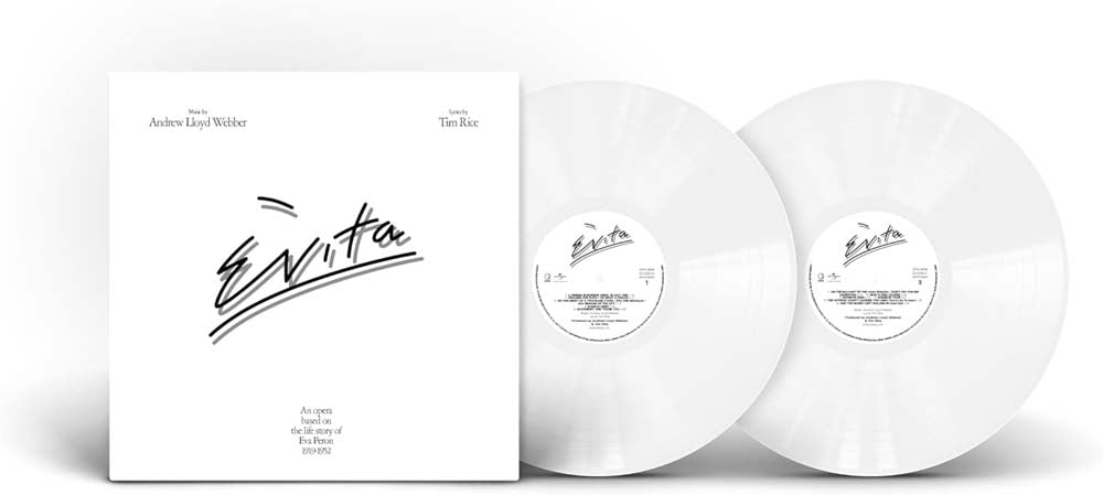 Andrew Lloyd Webber Evita Vinyl LP White Colour 2025
