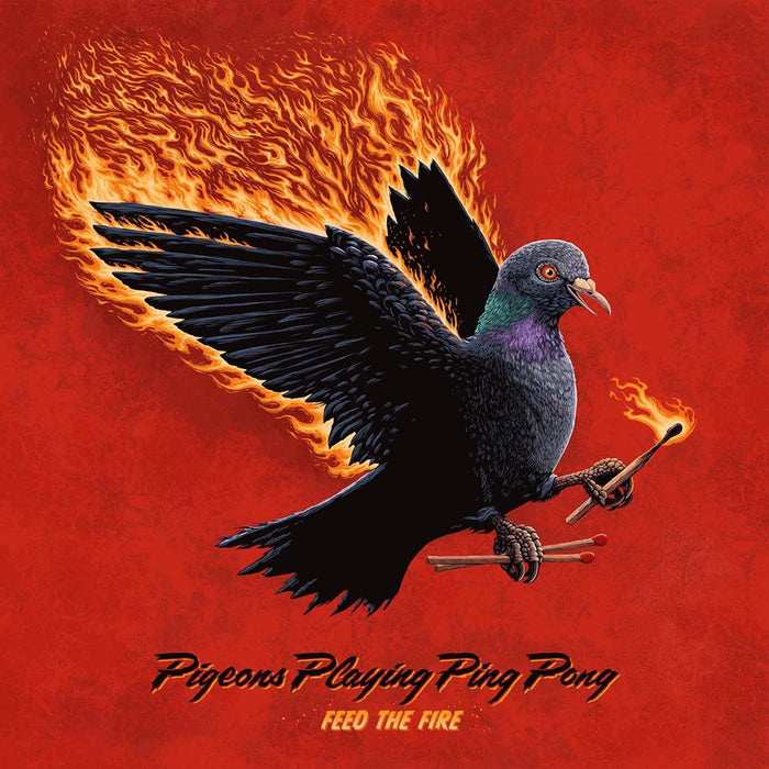 Pigeons Playing Ping Pong Feed The Fire Vinyl LP Black Smoke Colour 2025