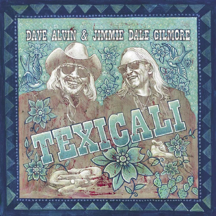 Dave Alvin & Jimmie Dale Gilmore Texicali Vinyl LP Sea Glass Blue Colour 2024