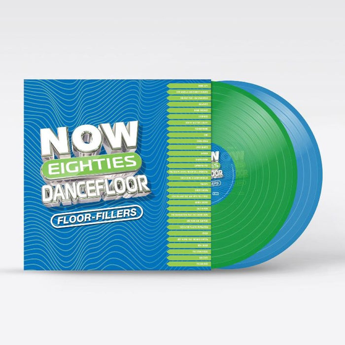 NOW That's What I Call 80's Dancefloor: FLOORFILLERS Vinyl LP Blue & Green Colour 2025