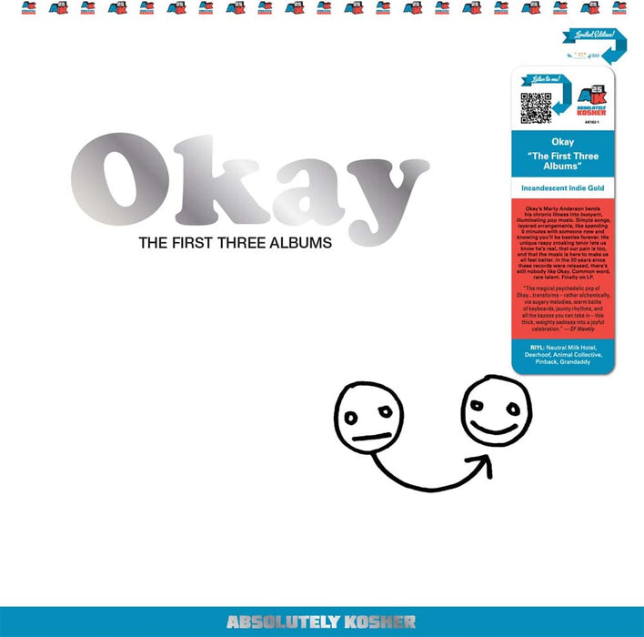 Okay Okay: The First Three Albums Vinyl LP Silver Colour 2024