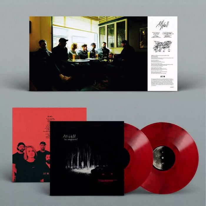 Los Campesinos! All Hell Vinyl LP Marble Blood Moon Colour 2024